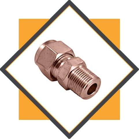 Zinc Tube to Male Fittings